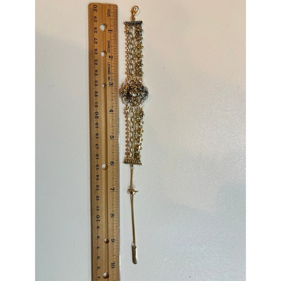 Retro style Medusa Multi Layer Gold Bracelet American Fall Winter Statement - Picture 3 of 4